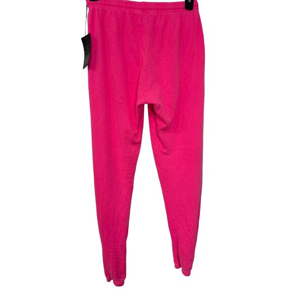 Lauren Moshi Womens Chantra Jogger in Neon Pink Small New Sweatspants - Picture 8 of 10
